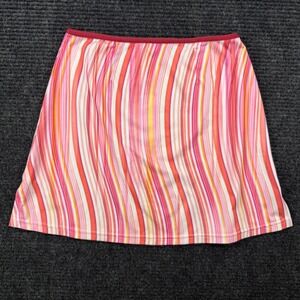 Terry Bicycles Womens Pink Striped Cycling Skirt Skort Size Small Activewear